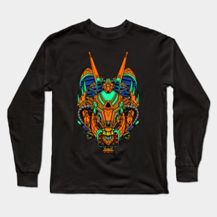 Cyber Wolf Long Sleeve T-Shirt